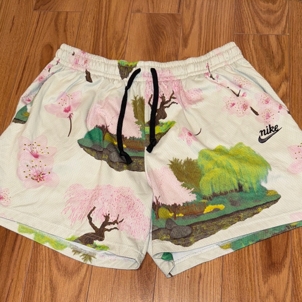 SOLD Nike Cherry Blossom Graphic Shorts